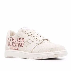 NWOT Valentino Atelier 07 Camouflage Edition Canvas Beige Sneaker 38.5